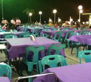 Die Pier-Terrasse im OG