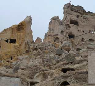 Hier sieht man die Zerstörung