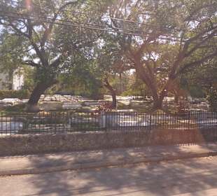 Blick auf den Friedhof