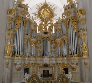 Modell der 1976 durch Feuer zerstörten Orgel