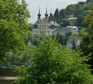 Blick von der Festung zum Käppele