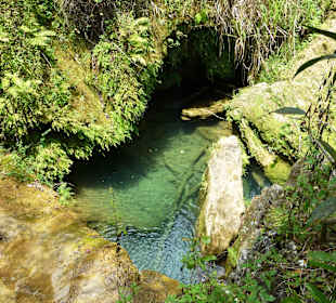 Einstiegspunkt zum Flusslauf