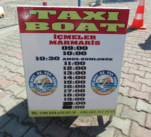 Jede Stunde fährt ein Boot