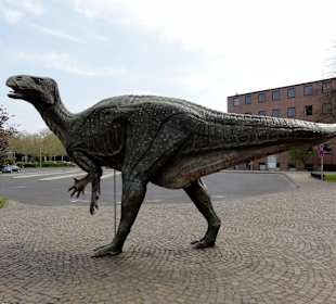 Dinosaurier vor dem Naturkundemuseum