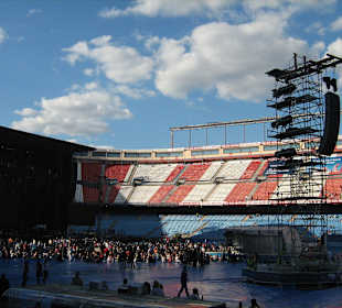 Stadion przed koncertem