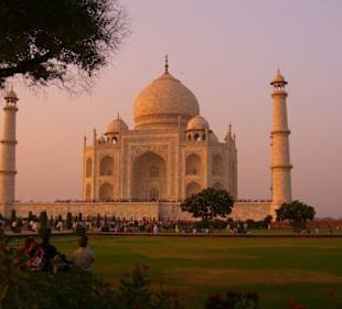 Taj Mahal, Abendsstimmung