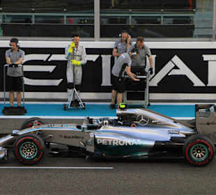 Kurz vor dem Start: Nico Rosberg