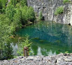 Am Schiefersee, dem ehemaligen Tagebau