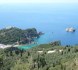 Küste bei Paleokastritsa