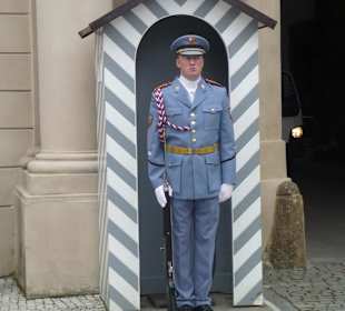 Wachposten auf dem Hradschin