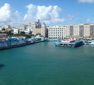 Teilbereich des Hafens von San Juan