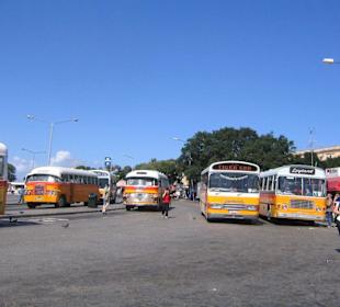 Busbahnhof in La Valetta