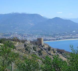 Aussicht von der Burg in Alanya