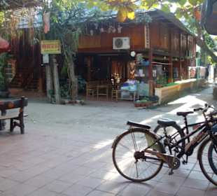 Pause bei einer Fahrradtour 