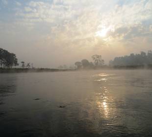 Morgens auf dem Fluss
