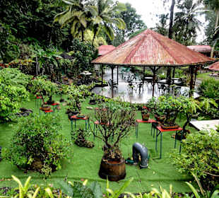 Gastronomie in den Jardins de Valombreuse