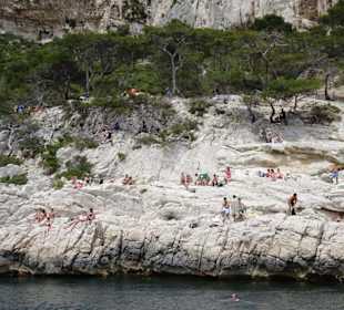 Bootsfahrt durch die Calanques