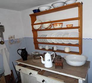 In der Küche des ehemaligen Bauernhofes