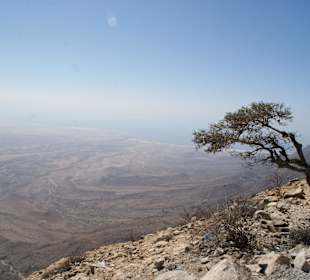 Blick vom Aussichtspunkt zum Meer
