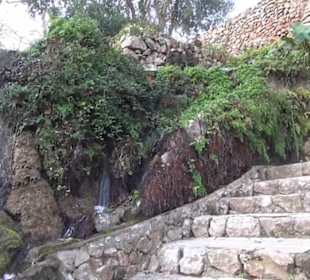 Aussenbereich - Wasserfall