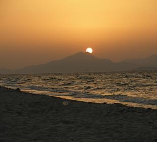 Sonnenuntergang am Strand