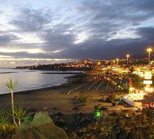 Playa de Fanabé bei Nacht