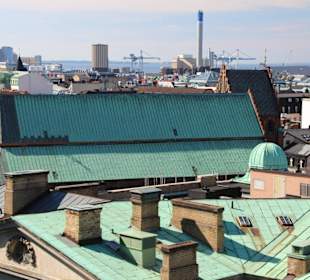 Dach der Sankta Maria Kyrka