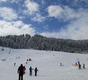 Piste bei der Bergbahn Fieberbrunn