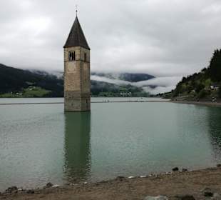 Kirchturm im Reschensee