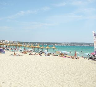 Strand der Playa de Palma