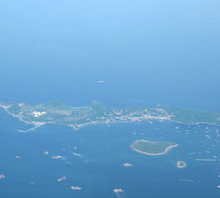 Vista dall'aereo