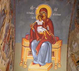 Fresken in den Gängen