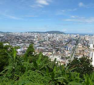 Blick auf die Stadt Santos