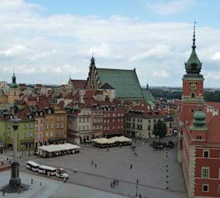Blick vom Glocken Turm der St. Anna