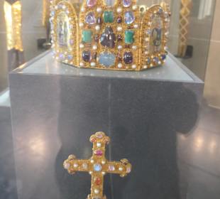 Bei der Innenbesichtigung des Aachener Rathauses