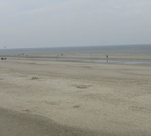 Ebbe am Strand von St. Peter Ording