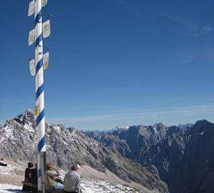 Auf dem Zugspitzgletscher