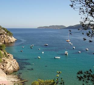 Blick auf die Insel Tagomago