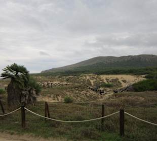 Aussicht von der kleinen Strandwanderung