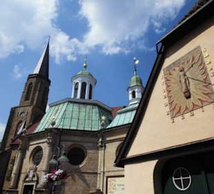 Blick auf die Kirche St. Clemens in Telgte