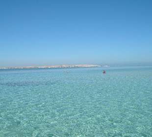 Schwimmen 3km vor der Küste