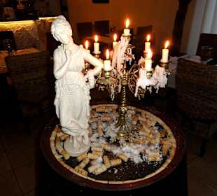 Blick in die Gasträume der Trattoria