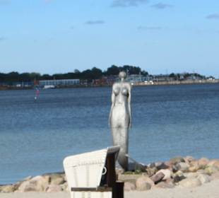 Nixe am Kurstrand Eckernförde