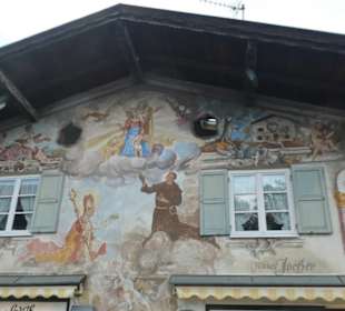 Lüftlmalerei im Ortsteil Garmisch