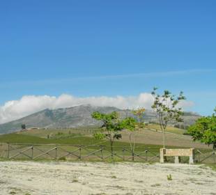 Schöner Ausblick am Tempel