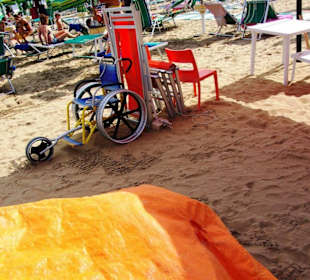 Station für Rollstuhlfahrer