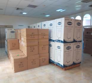 2. Etage mangels Ware, Lager