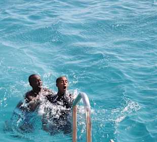 Die zwei Schnorchelguides