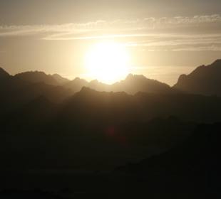 Sonnenuntergang in der Wüste