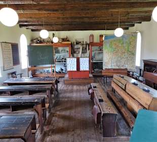 In der Dorfschule des Torf- und Siedlungsmuseums